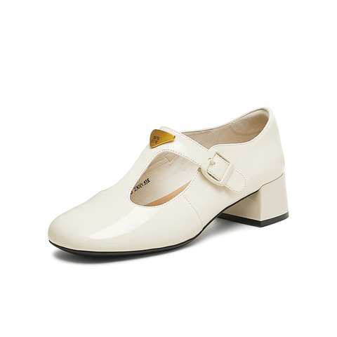 TATA/他她2025春商场同款时尚气质玛丽珍鞋女新款7HF20AA5