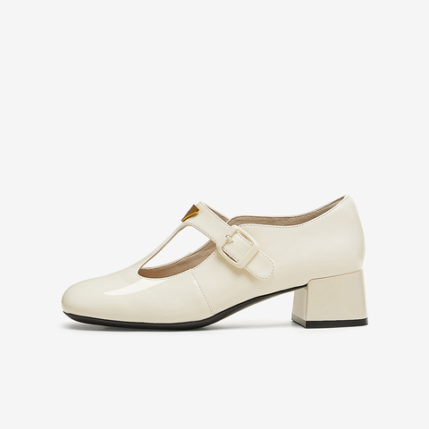 TATA/他她2025春商场同款时尚气质玛丽珍鞋女新款7HF20AA5