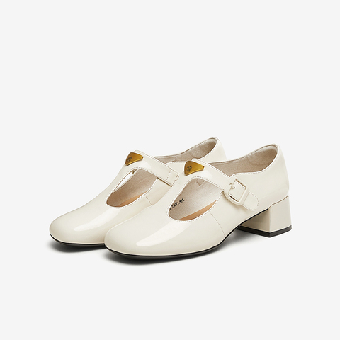 TATA/他她2025春商场同款时尚气质玛丽珍鞋女新款7HF20AA5