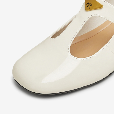 TATA/他她2025春商场同款时尚气质玛丽珍鞋女新款7HF20AA5