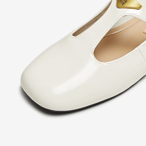 TATA/他她2025春简约气质女玛丽珍鞋新款7H020AA5