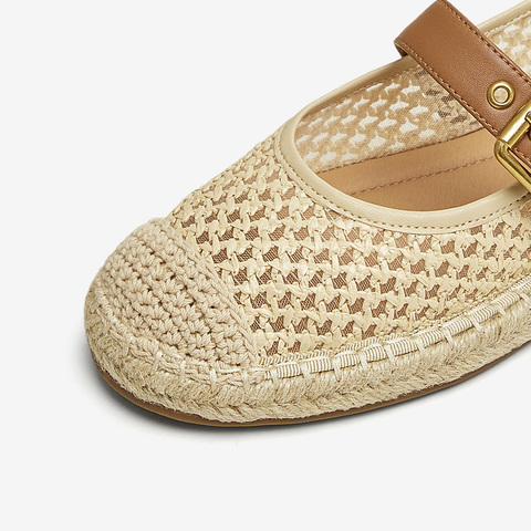 TATA/他她2025夏商场同款时尚休闲圆头女单鞋新款CWD01BQ5