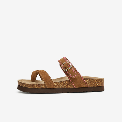 TATA/他她2025夏百搭时尚休闲女拖鞋新款CWC01BT5