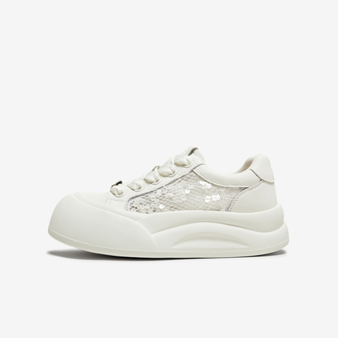 TATA/他她2025夏商场同款时尚休闲厚底女板鞋新款YSM01BM5