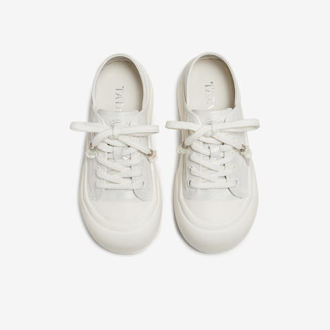 TATA/他她2025秋商场同款运动休闲女板鞋新款CP303CM5