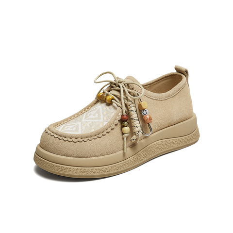 TATA/他她2025秋商场同款时尚百搭勃肯鞋女新款YPF03CM5