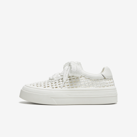 TATA/他她2025夏商场同款时尚休闲女板鞋新款CWU01BM5