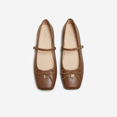 TATA/他她2025秋商场同款女时尚百搭玛丽珍鞋新款YRT01CQ5