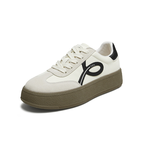 TATA/他她2025秋商场同款百搭休闲女德训鞋新款CWH06CM5