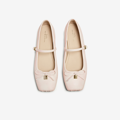 TATA/他她2025秋商场同款女时尚百搭玛丽珍鞋新款YRT01CQ5