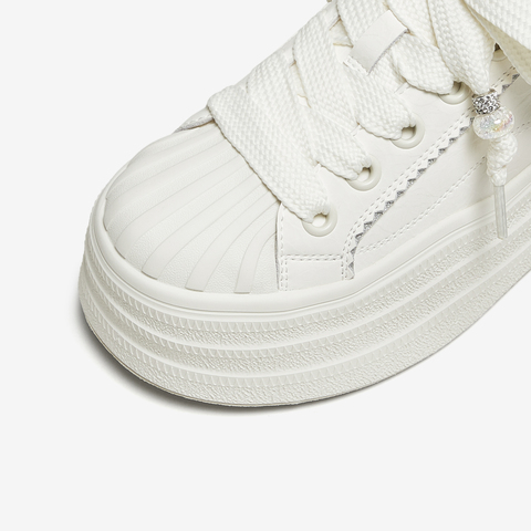 TATA/他她2025秋商场同款时尚休闲板鞋女新款CT907CM5