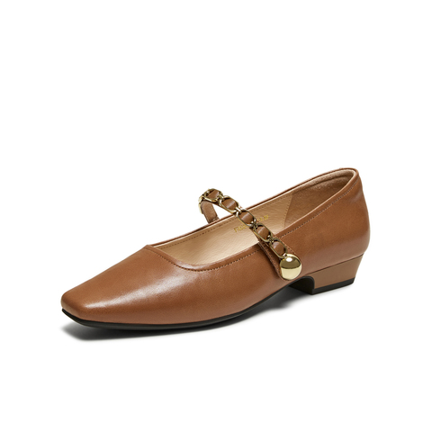 TATA/他她2025秋商场同款女法式气质玛丽珍鞋新款YRU01CQ5