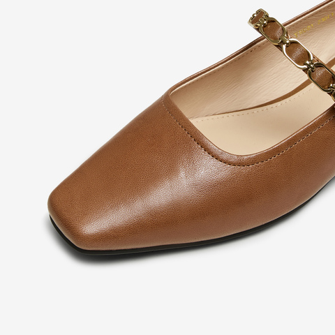 TATA/他她2025秋商场同款女法式气质玛丽珍鞋新款YRU01CQ5