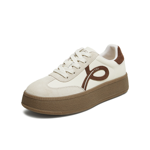 TATA/他她2025秋商场同款百搭休闲女德训鞋新款CWH06CM5