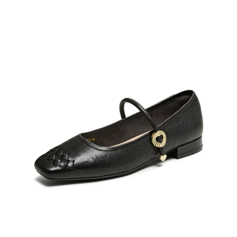 TATA/他她2025秋商场同款时尚女气质玛丽珍鞋新款USL01CQ5