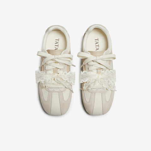 TATA/他她2025秋时尚百搭阿甘鞋女休闲运动鞋新款CWP01CM5