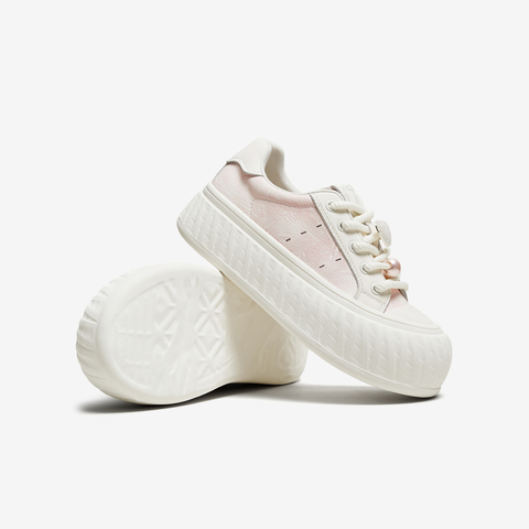 TATA/他她2025秋商场同款时尚休闲厚底女板鞋新款CT702CM5