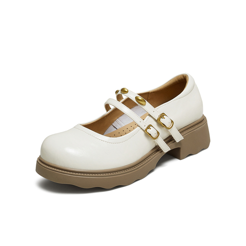 TATA/他她2025秋商场同款浅口女时尚玛丽珍鞋新款CJ201CQ5