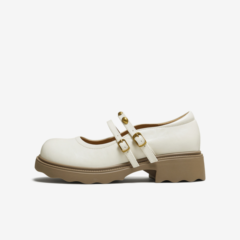 TATA/他她2025秋商场同款浅口女时尚玛丽珍鞋新款CJ201CQ5