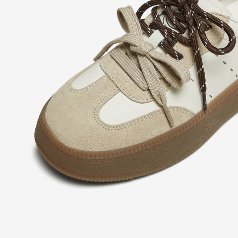 TATA/他她2025秋商场同款时尚百搭德训鞋女新款CWH05CM5