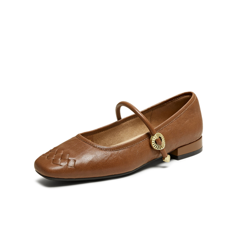 TATA/他她2025秋商场同款时尚女气质玛丽珍鞋新款USL01CQ5