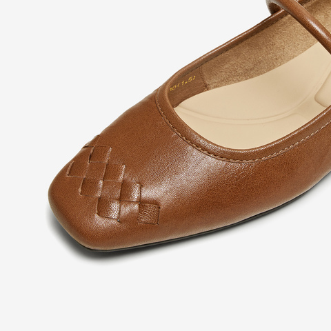 TATA/他她2025秋商场同款时尚女气质玛丽珍鞋新款USL01CQ5