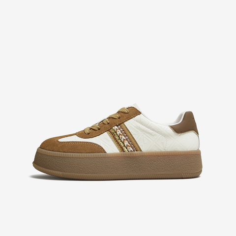 TATA/他她2025秋商场同款时尚潮流德训鞋女新款CWH04CM5