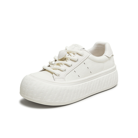 TATA/他她2025秋商场同款时尚休闲厚底女板鞋新款CT702CM5