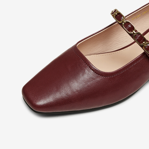 TATA/他她2025秋商场同款女法式气质玛丽珍鞋新款YRU01CQ5