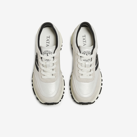 TATA/他她2025秋时尚阿甘鞋女休闲运动鞋新款WPC12CM5