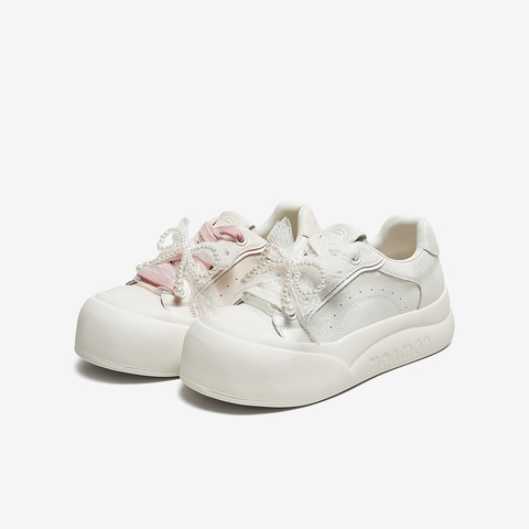 TATA/他她2025秋时尚休闲厚底女板鞋新款CP304CM5