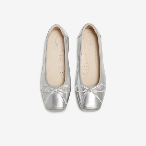 TATA/他她2025秋商场同款时尚百搭蝴蝶结单鞋女新款UUY01CQ5