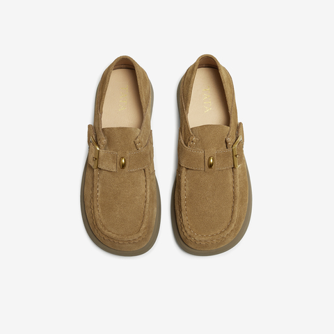 TATA/他她2025秋商场同款百搭复古女勃肯鞋新款CL201CA5