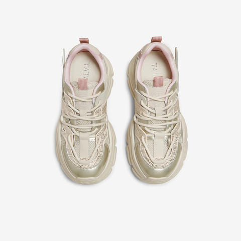 TATA/他她2025秋商场同款时尚休闲百搭女老爹鞋新款CY207CM5