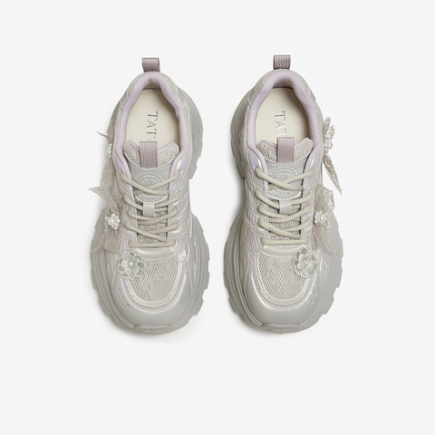 TATA/他她2025秋商场同款时尚休闲女老爹鞋新款5XH02CM5