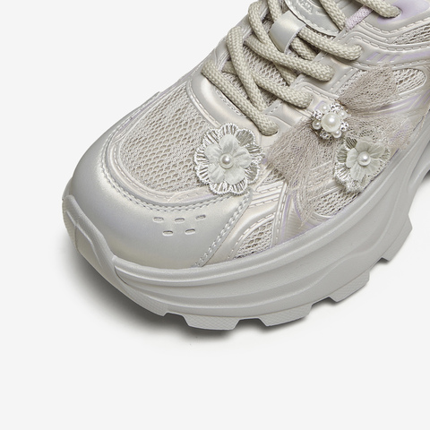 TATA/他她2025秋商场同款时尚休闲女老爹鞋新款5XH02CM5