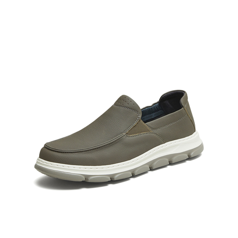 TATA/他她2025秋商场同款简约一脚蹬休闲皮鞋男新款299D9CM5