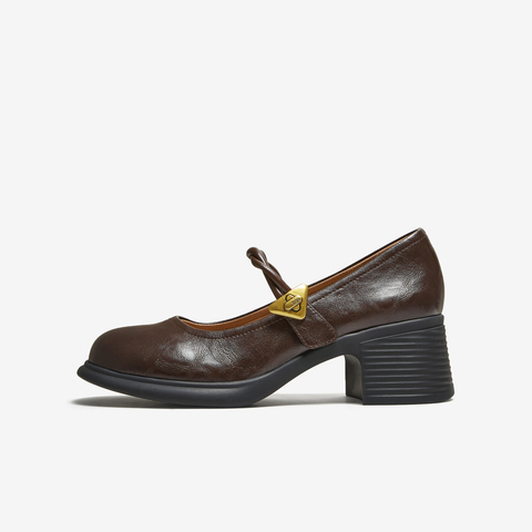 TATA/他她2025秋商场同款浅口女百搭玛丽珍鞋新款7A503CQ5