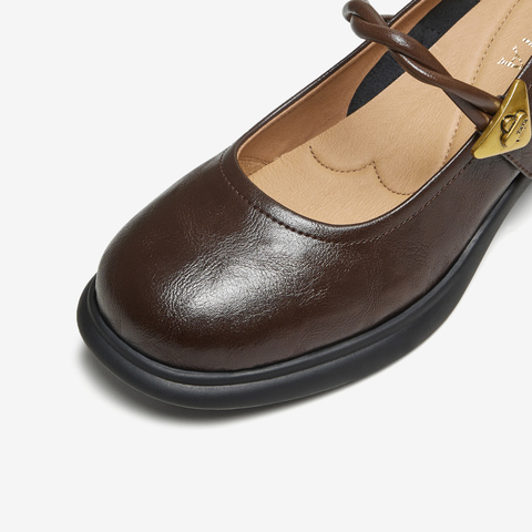 TATA/他她2025秋商场同款浅口女百搭玛丽珍鞋新款7A503CQ5