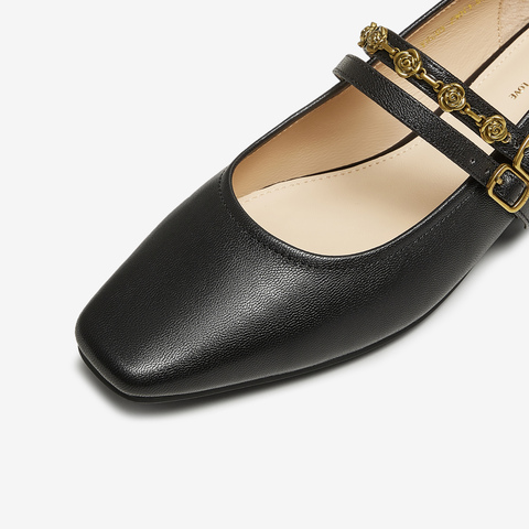 TATA/他她2025秋商场同款时尚女气质玛丽珍鞋新款YRU03CQ5