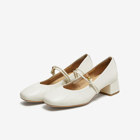 TATA/他她2025秋商场同款浅口女气质玛丽珍鞋新款7ACE4CQ5