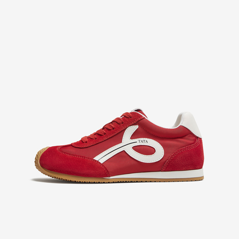 TATA/他她2025秋时尚休闲百搭女阿甘鞋新款EVN01CM5