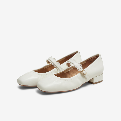 TATA/他她2025秋商场同款时尚百搭女玛丽珍鞋新款7G405CQ5