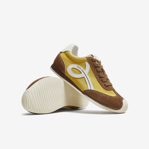 TATA/他她2025秋时尚休闲百搭女阿甘鞋新款EVN01CM5