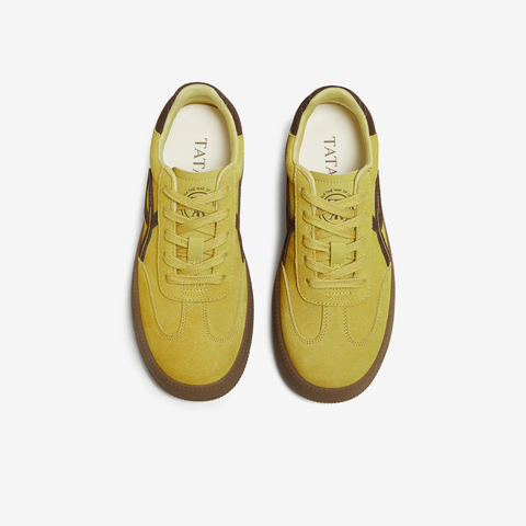 TATA/他她2025秋商场同款百搭休闲女德训鞋新款CWH06CM5