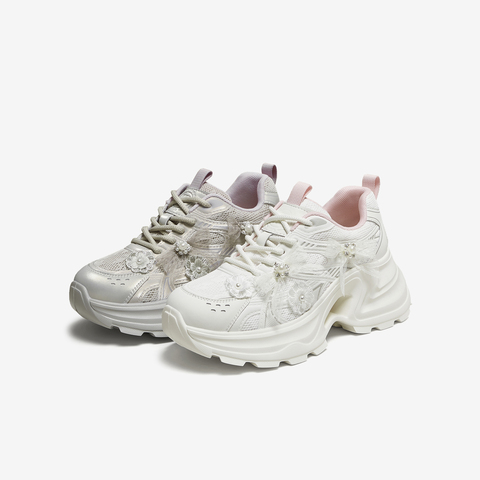 TATA/他她2025秋商场同款时尚休闲女老爹鞋新款5XH02CM5