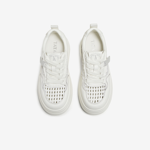 TATA/他她2025夏商场同款时尚休闲女板鞋新款CH901BM5