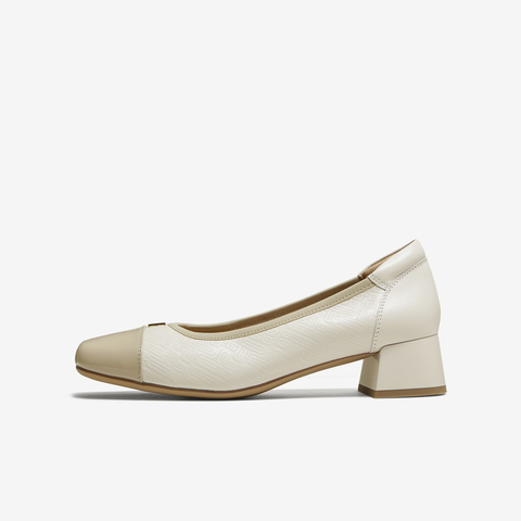 TATA/他她2025秋商场同款时尚简约浅口女单鞋新款XMM02CQ5