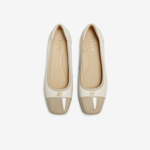 TATA/他她2025秋商场同款时尚简约浅口女单鞋新款XMM02CQ5