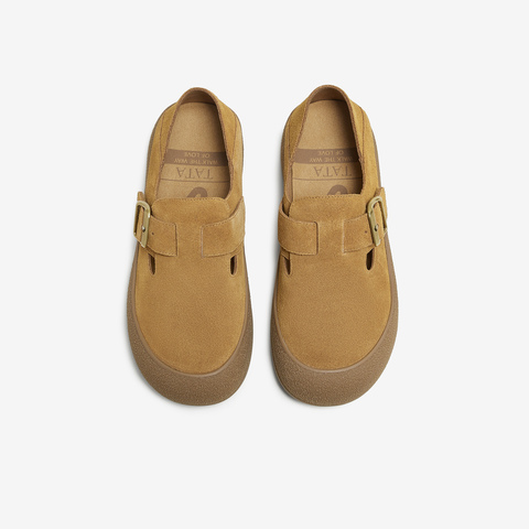 TATA/他她2025秋商场同款时尚百搭女勃肯鞋新款4TR01CM5